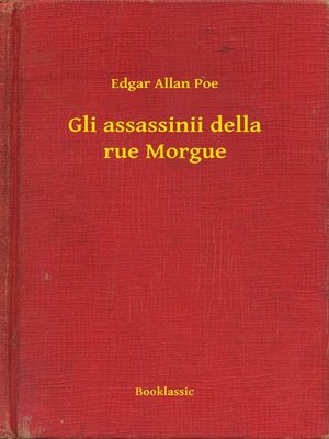 cover image of Gli assassinii della rue Morgue